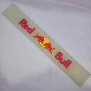 Red Bull Energy Drink Bar Mat Rubber 24" Drip Gutter Spill Matt